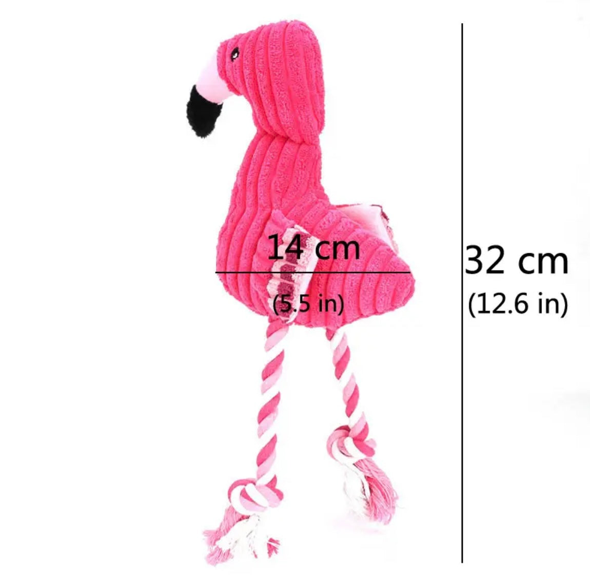 Jouet pour chien Flamant rose flamboyant