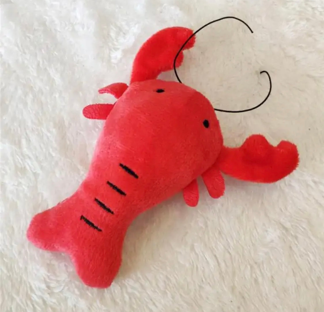 Jouet pour chien Homard rouge flamboyant 